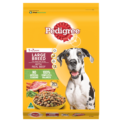 PEDIGREE® Adult Dry Dog Food With Real Beef
